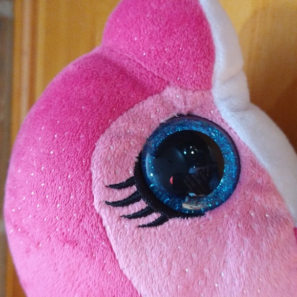 Ty Beanie Boos SURF the Pink Dolphin 2014 RARE & RETIRED Plush Stuffed Pink - Picture 15 of 17